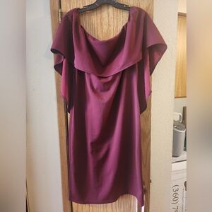 Burgundy Grace Karin Body Con Dress